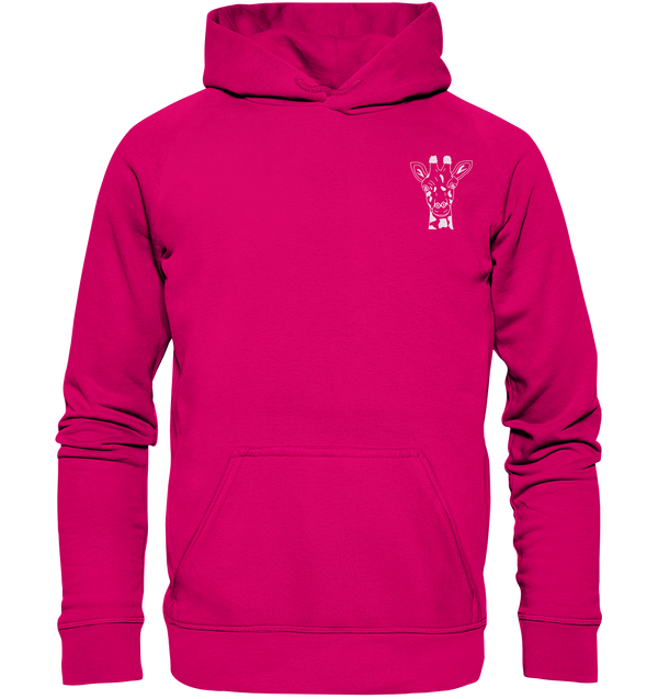 Giraffe weiß - Basic Hoodie Unisex Hoodies Tier-Shirts.com Hot Pink XS