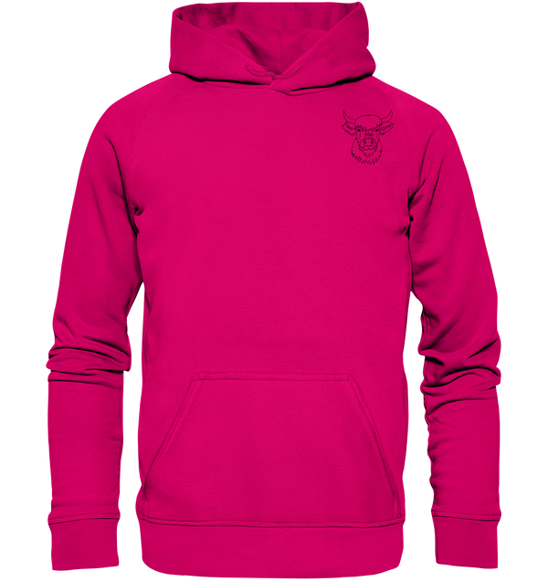 Highland Rind schwarz - Basic Hoodie Unisex - Tier-Shirts.com