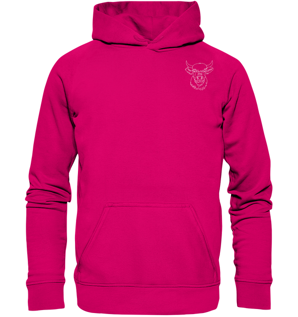 Highland Rind weiß - Basic Hoodie Unisex - Tier-Shirts.com