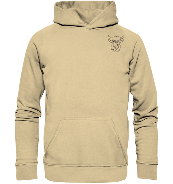 Highland Rind schwarz - Basic Hoodie Unisex - Tier-Shirts.com