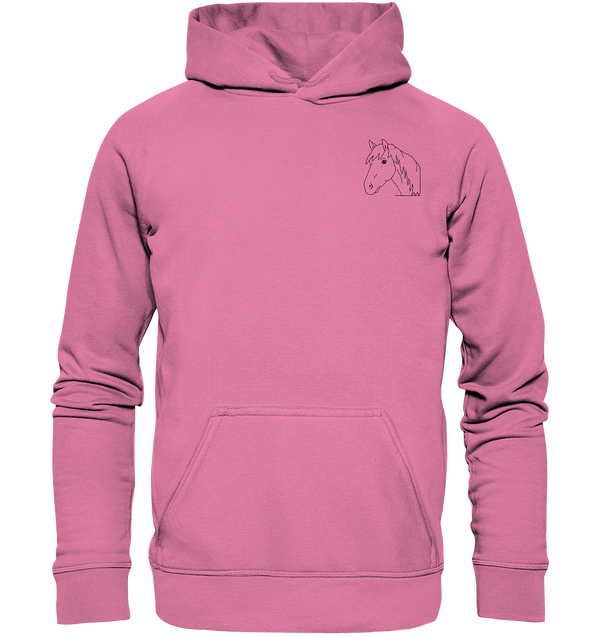 Pferd schwarz - Basic Hoodie Unisex Hoodies Tier-Shirts.com Candyfloss Pink XS