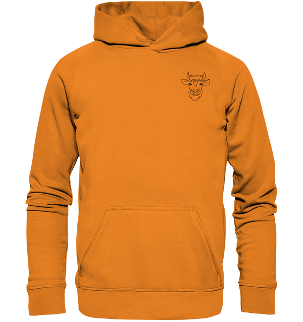 Kuh schwarz - Basic Hoodie Unisex Hoodies Tier-Shirts.com Orange Crush XS