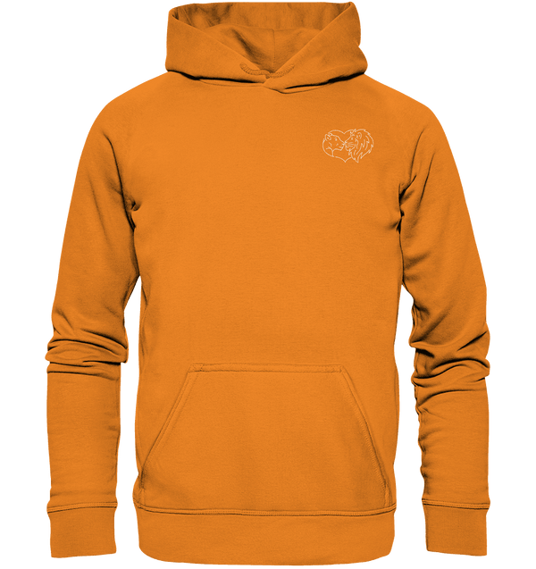 Löwenpaar weiß - Basic Hoodie Unisex Hoodies Tier-Shirts.com