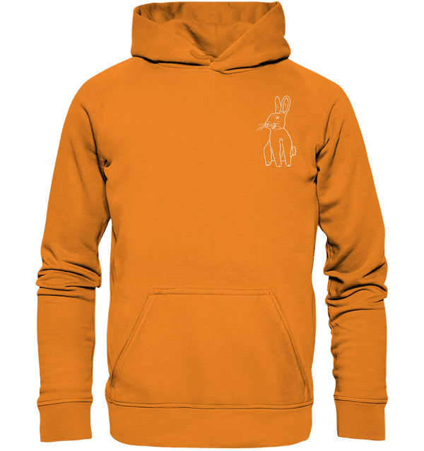 Hase weiß - Basic Hoodie Unisex Hoodies Tier-Shirts.com
