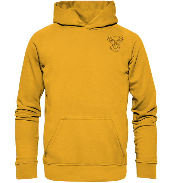Highland Rind schwarz - Basic Hoodie Unisex - Tier-Shirts.com