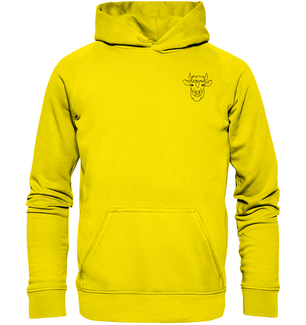 Kuh schwarz - Basic Hoodie Unisex Hoodies Tier-Shirts.com Sun Yellow XS