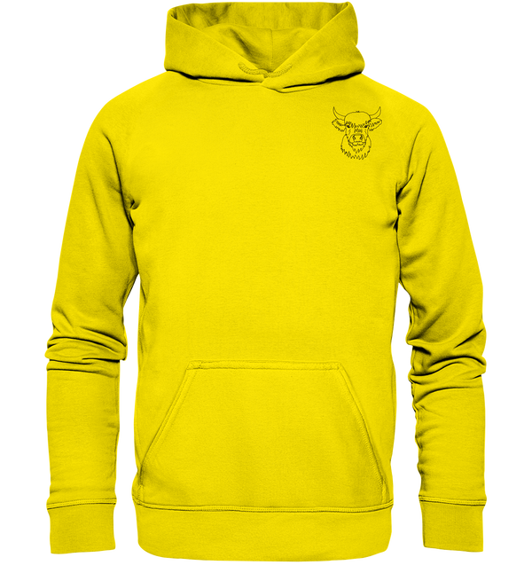 Highland Rind schwarz - Basic Hoodie Unisex - Tier-Shirts.com