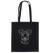 Ziege weiß - Baumwolltasche Einkaufstasche Tier-Shirts.com Black ca. 38x42