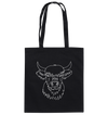 Highland Rind weiß - Baumwolltasche - Tier-Shirts.com