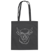 Highland Rind weiß - Baumwolltasche - Tier-Shirts.com