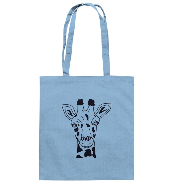 Giraffe - Baumwolltasche Taschen Tier-Shirts.com Sky Blue ca. 38x42