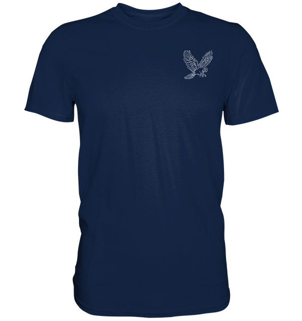 Papagei weiß - Classic T-Shirt Unisex Unisex-Shirts Tier-Shirts.com French Navy S