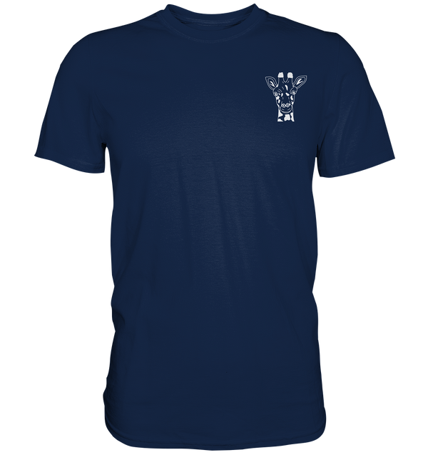 Giraffe weiß - Classic T-Shirt Unisex Unisex-Shirts Tier-Shirts.com French Navy S