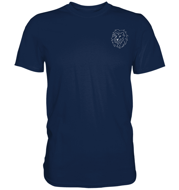 Löwe weiß - Classic T-Shirt Unisex Unisex-Shirts Tier-Shirts.com French Navy S