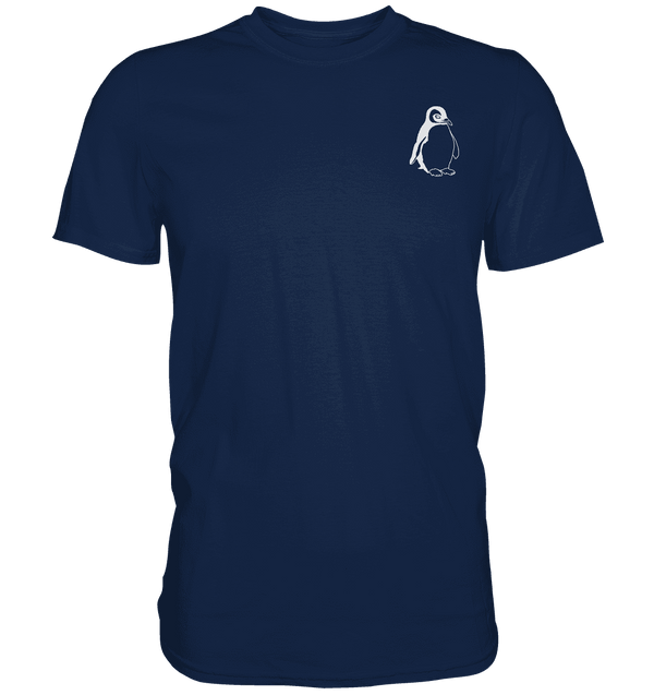 Pinguin weiß - Classic T-Shirt Unisex Unisex-Shirts Tier-Shirts.com French Navy S