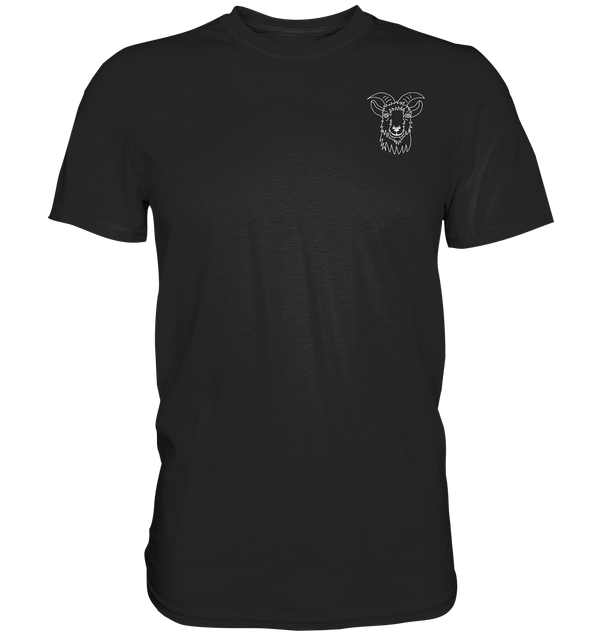 Ziege weiß - Classic T-Shirt Unisex Unisex-Shirts Tier-Shirts.com Black S