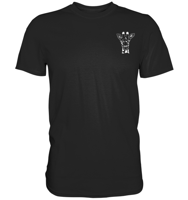Giraffe weiß - Classic T-Shirt Unisex Unisex-Shirts Tier-Shirts.com Black S