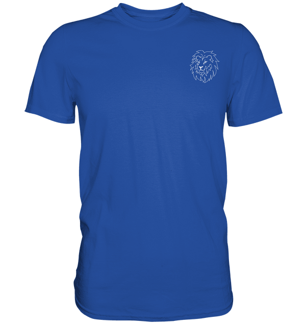 Löwe weiß - Classic T-Shirt Unisex Unisex-Shirts Tier-Shirts.com Bright Royal S