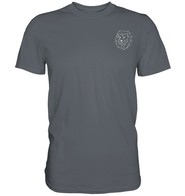 Löwe weiß - Classic T-Shirt Unisex Unisex-Shirts Tier-Shirts.com Convoy Grey S