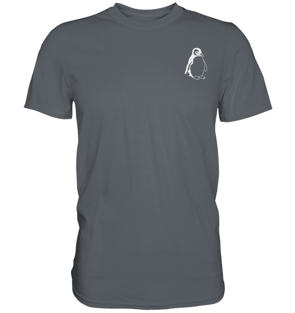 Pinguin weiß - Classic T-Shirt Unisex Unisex-Shirts Tier-Shirts.com Convoy Grey S