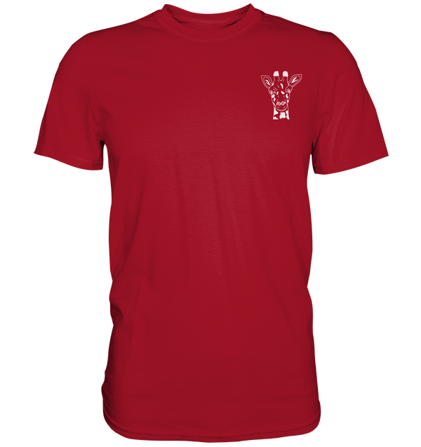 Giraffe weiß - Classic T-Shirt Unisex Unisex-Shirts Tier-Shirts.com Classic Red S