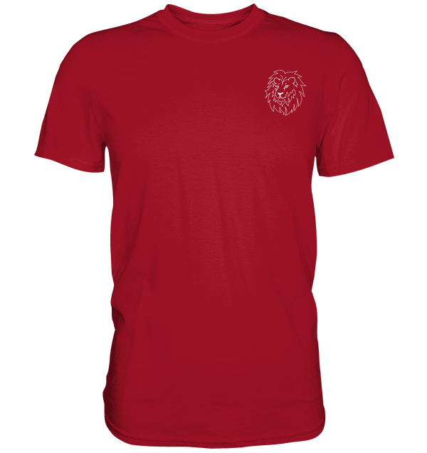 Löwe weiß - Classic T-Shirt Unisex Unisex-Shirts Tier-Shirts.com Classic Red S