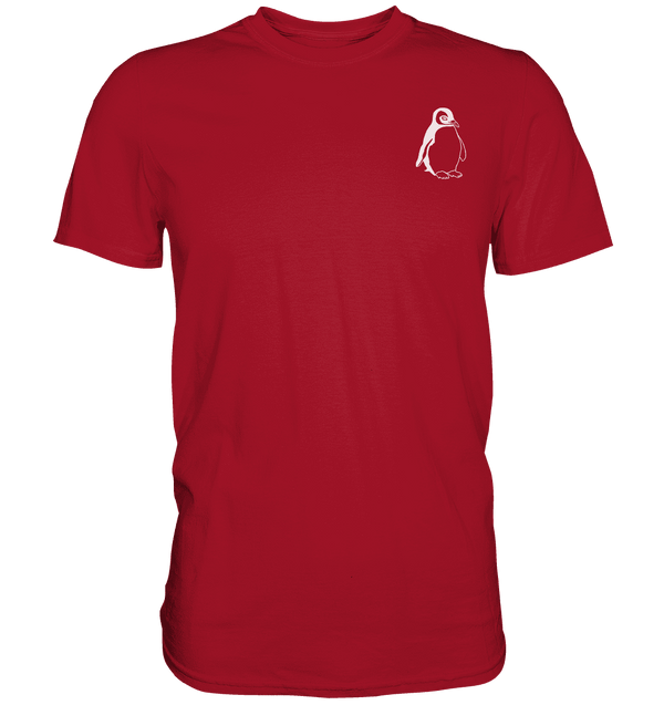 Pinguin weiß - Classic T-Shirt Unisex Unisex-Shirts Tier-Shirts.com Classic Red S
