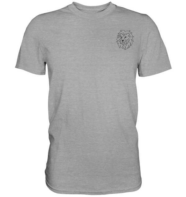 Löwe - Classic T-Shirt Unisex Unisex-Shirts Tier-Shirts.com Light Oxford (meliert) S