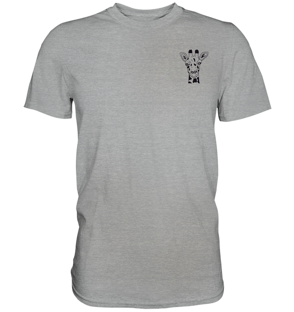 Giraffe - Classic T-Shirt Unisex Unisex-Shirts Tier-Shirts.com Light Oxford (meliert) S