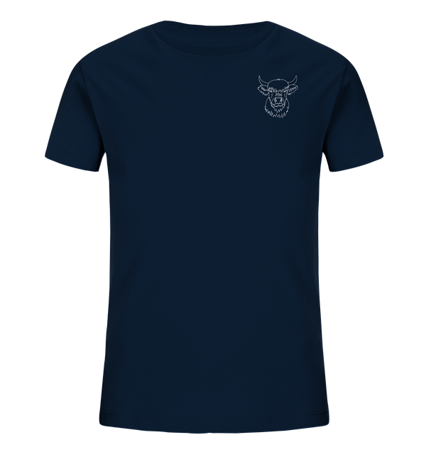 Highland Rind weiß - Organic T-Shirt Kinder - Tier-Shirts.com