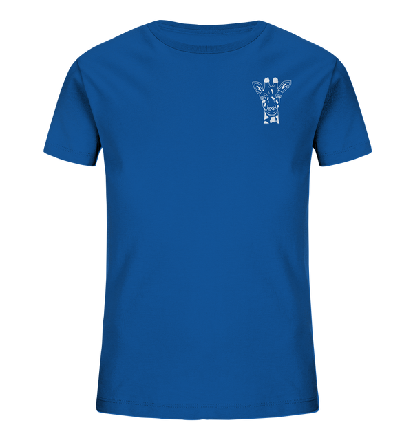 Giraffe weiß - Organic T-Shirt Kinder T-Shirts Kinder Tier-Shirts.com Royal Blue 98/104 (3-4)