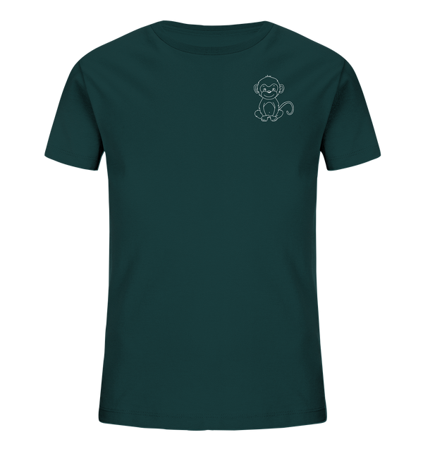 Affenbaby weiß - Organic T-Shirt Kinder T-Shirts Kinder Tier-Shirts.com Glazed Green 98/104 (3-4)