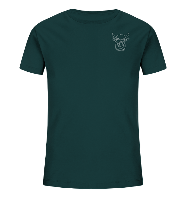 Highland Rind weiß - Organic T-Shirt Kinder - Tier-Shirts.com