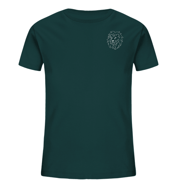 Löwe weiß - Organic T-Shirt Kinder T-Shirts Kinder Tier-Shirts.com Glazed Green 98/104 (3-4)