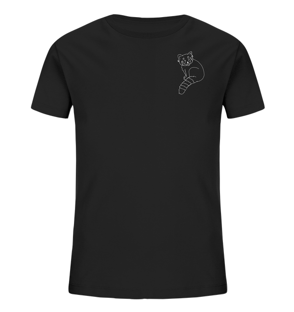 Roter Panda weiß - Organic T-Shirt Unisex Unisex-Shirts Tier-Shirts.com Black 98/104 (3-4)