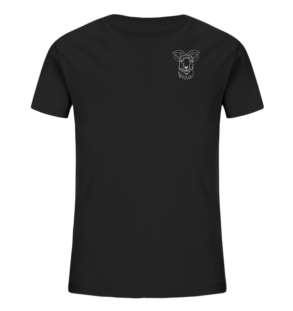 Ziege weiß - Organic T-Shirt Kinder T-Shirts Kinder Tier-Shirts.com Black 98/104 (3-4)