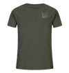 Katze weiß - Organic T-Shirt Kinder T-Shirts Kinder Tier-Shirts.com Khaki 98/104 (3-4)