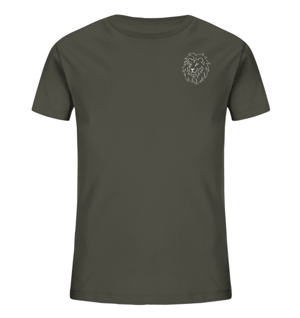 Löwe weiß - Organic T-Shirt Kinder T-Shirts Kinder Tier-Shirts.com