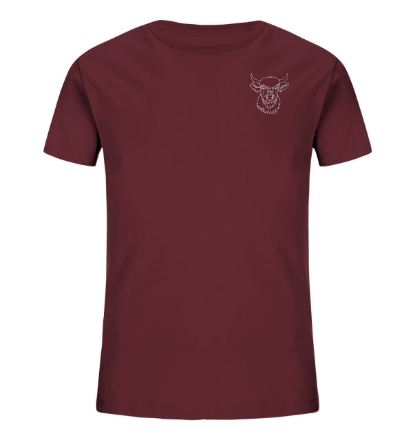 Highland Rind weiß - Organic T-Shirt Kinder - Tier-Shirts.com