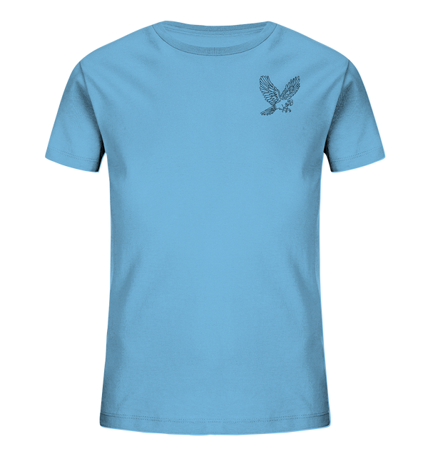 Papagei - Organic T-Shirt Kinder T-Shirts Kinder Tier-Shirts.com Aqua Blue 98/104 (3-4)