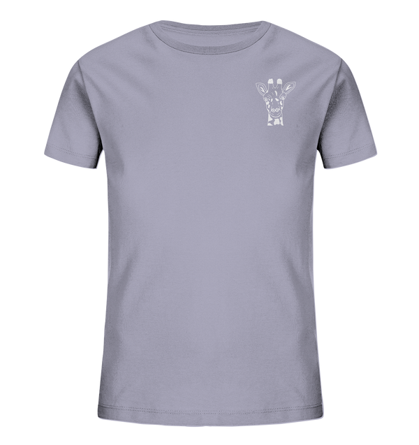Giraffe weiß - Organic T-Shirt Kinder T-Shirts Kinder Tier-Shirts.com Lavender 98/104 (3-4)