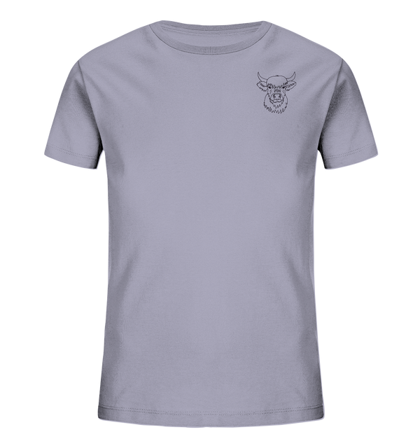 Highland Rind schwarz - Organic T-Shirt Kinder - Tier-Shirts.com