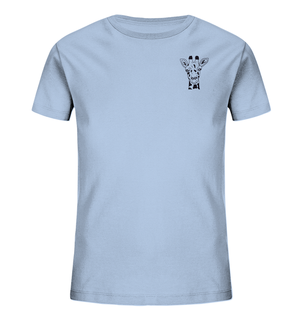 Giraffe - Organic T-Shirt Kinder T-Shirts Kinder Tier-Shirts.com Blue Soul 98/104 (3-4)