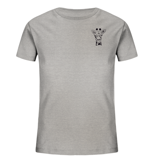 Giraffe - Organic T-Shirt Kinder T-Shirts Kinder Tier-Shirts.com Heather Grey 98/104 (3-4)