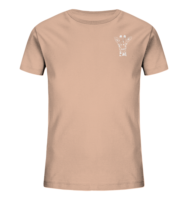 Giraffe weiß - Organic T-Shirt Kinder T-Shirts Kinder Tier-Shirts.com Fraiche Peche 98/104 (3-4)
