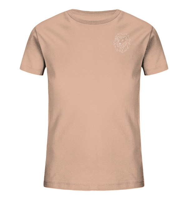 Löwe weiß - Organic T-Shirt Kinder T-Shirts Kinder Tier-Shirts.com