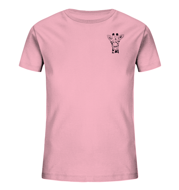 Giraffe - Organic T-Shirt Kinder T-Shirts Kinder Tier-Shirts.com Cotton Pink 98/104 (3-4)