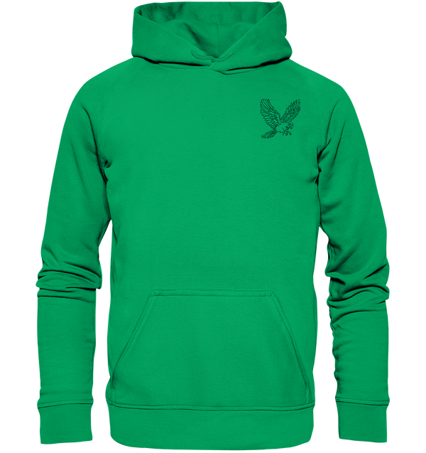 Papagei - Premium Hoodie Kinder Hoodie Kinder Tier-Shirts.com Kelly Green 116