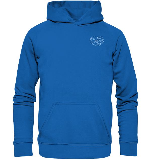 Löwenpaar weiß - Premium Hoodie Kinder Hoodie Kinder Tier-Shirts.com Royal Blau 116