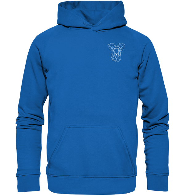 Ziege weiß - Premium Hoodie Kinder Hoodie Kinder Tier-Shirts.com Royal Blau 116